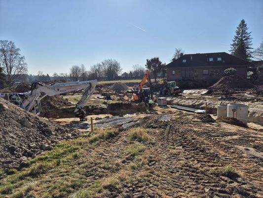 Erschließungsarbeiten