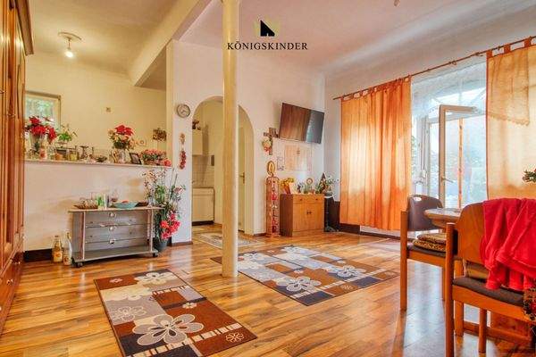 vermietete Wohnung im Erdgeschoss