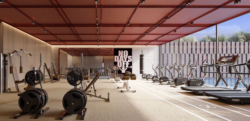 Vollwertiges Fitnessstudio 