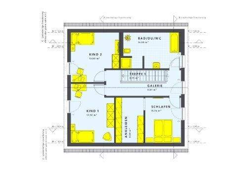 Grundrissvariante  großes Badezimmer