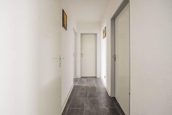 separater Flur zum Schlafbereich