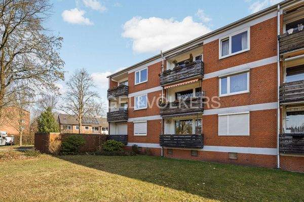 Blick auf die Hausrückseite