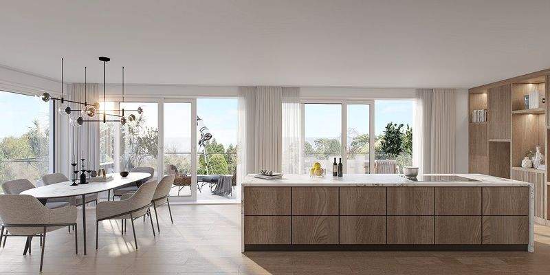 Innenraum - Visualisierung, Wohnraum Penthouse