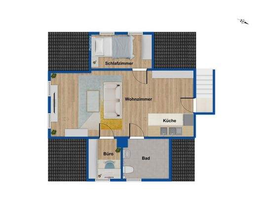 Grundriss Dachgeschoss