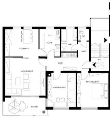 Wohnungsplan OG rechts