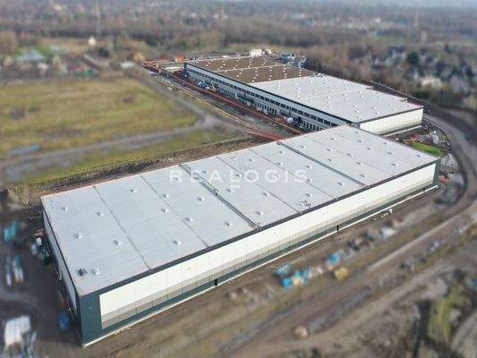 Luftansicht Hallenfläche