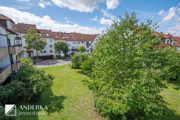 Aussicht Balkon / Gemeinschaftsgarten