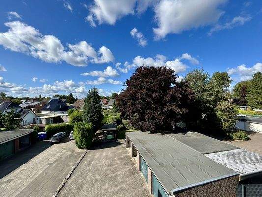 Ausblick zum Carport