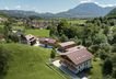 Blick ins Tal und Berge