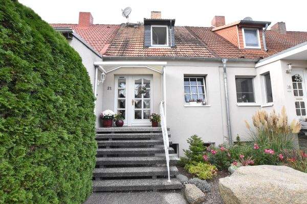 Ansicht des Reihenhauses