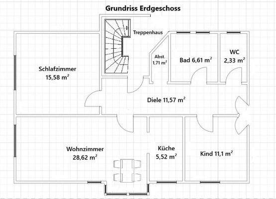 Grundriss Erdgeschoss