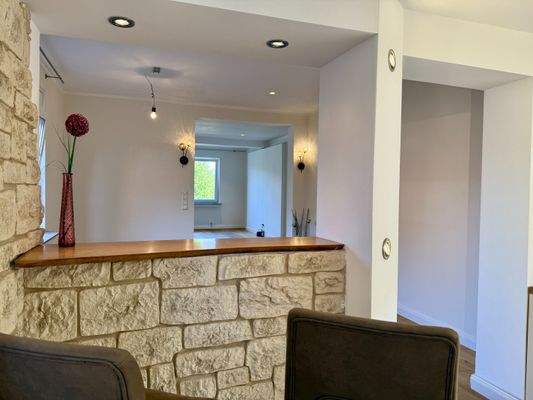 Theke in der Küche (Erdgeschoss)