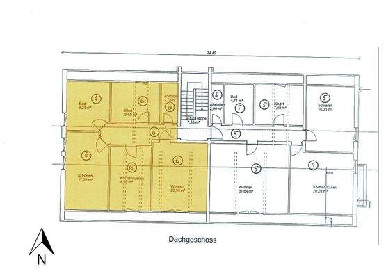 Wohnungsgrundriss - Immobilien Baumeister Neuburg.