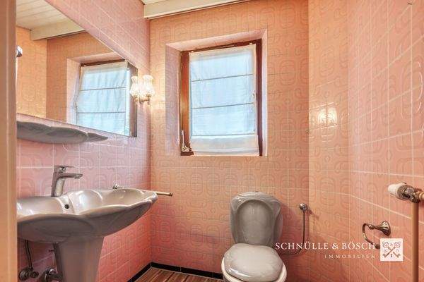 Gäste WC im Erdgeschoss