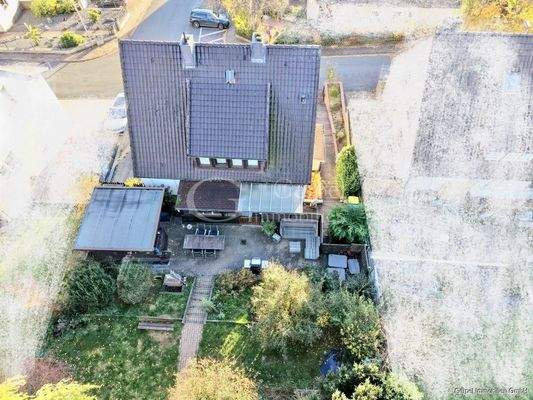 Rückansicht mit Garten