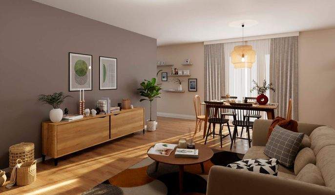 Großzügiger Wohnbereich