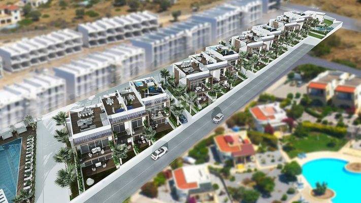 Sea View Apartments in a Project in Girne North Cyprus