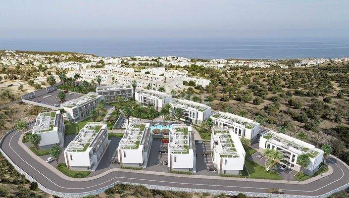 Panoramic Seaview Apartments in North Cyprus, Girne