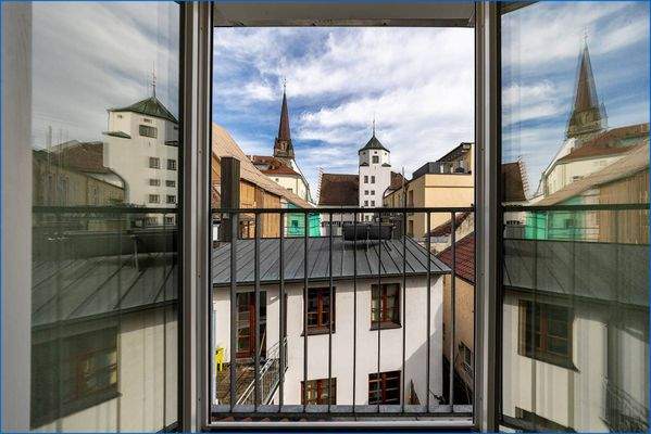 Blick hinten Fenster