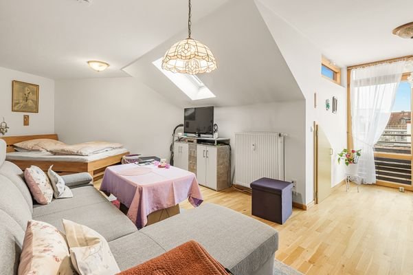 Wohn-Schlafzimmer