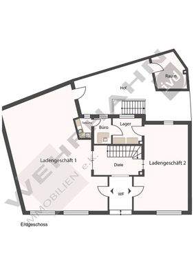 Grundriss Gewerbeeinheiten