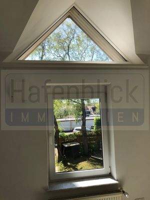 Blick aus dem mittleren Küchenfenster