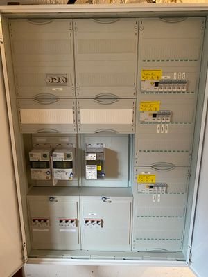 Elektroschrank im Keller