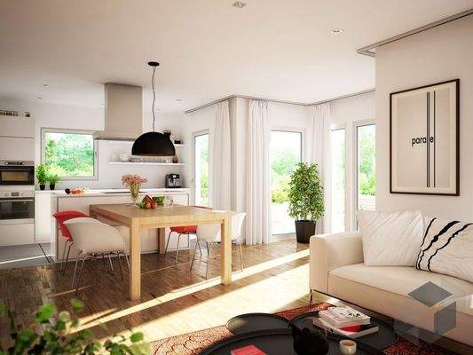 Beispiel Wohnen-Essen