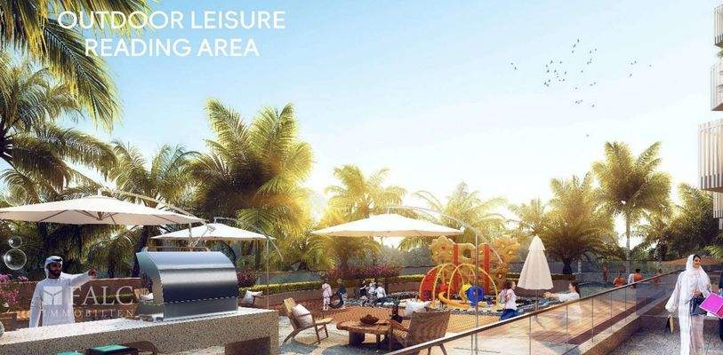 Freizeit-Lesebereich im Freien