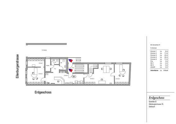 Grundriss Büro Delitzsch