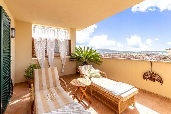 Entspannte Loungeterrasse