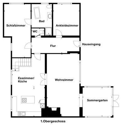 Grundriss Obergeschoss
