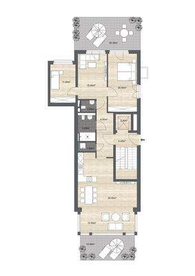 Grundriss Wohnung 13.01