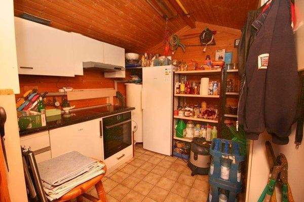 Gartenhaus Einbauküche, Abstellraum