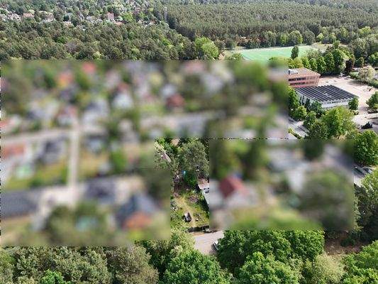 Umgebungsansicht aus der Vogelperspektive