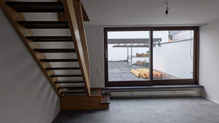 Wohnzimmer mit Blick auf DT