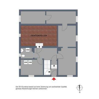 2D-Grundriss, Untergeschoss