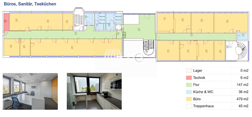1. OG - Bürogebäude 