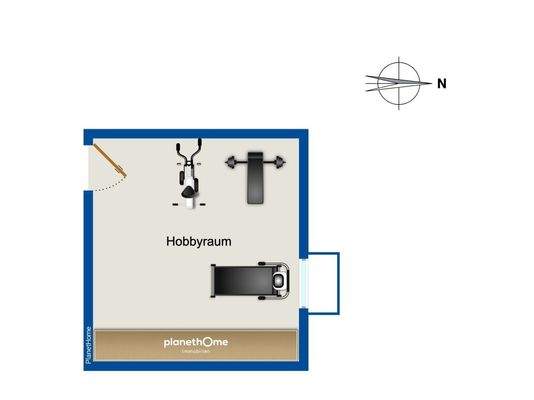 Grundriss Hobbyraum