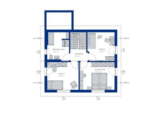 Grundriss Dachgeschoss