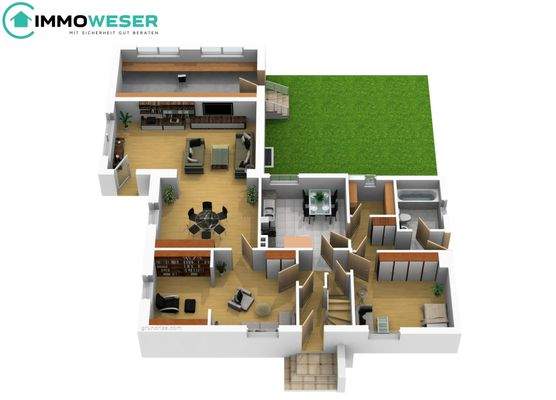 35 Grundriss EG - animiert "Einrichtungsbeispiel"