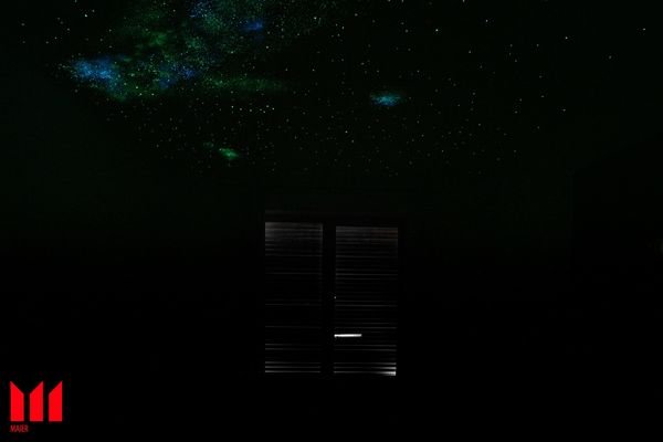 Schlafzimmer Sternenhimmel muss man sehen!