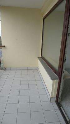 viel Platz auf der Loggia