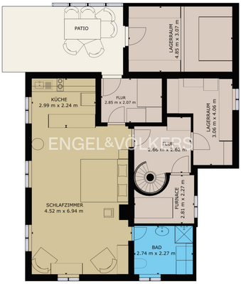 Untergeschoss (Souterrain)