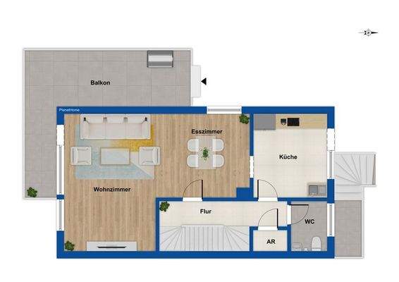 Grundriss 1. Obergeschoss