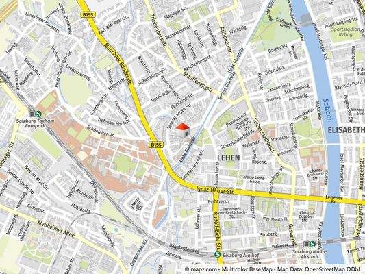 Geolyzer Kartenausschnitt