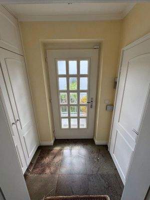 Einganstür, Windfang