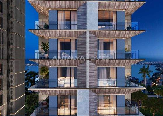 3-Bedroom Sea View Flats near Amenities in Muratpasa Antalya