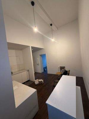 Moderne Küche mit Bar