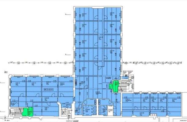 Grundriss, Haus E, 2 OG